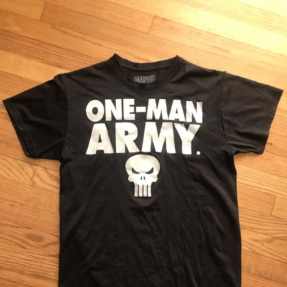 Marvel Punisher Damaged One Man Army T-shirt